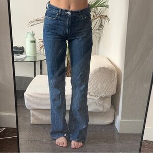 H&M Dark Blue Flare Jeans